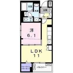 エスプランドル五香の物件間取画像